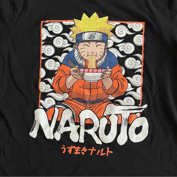 Urban Planet Boys Black Naruto Graphic T-Shirt - Black / L - Picture 2 of 3